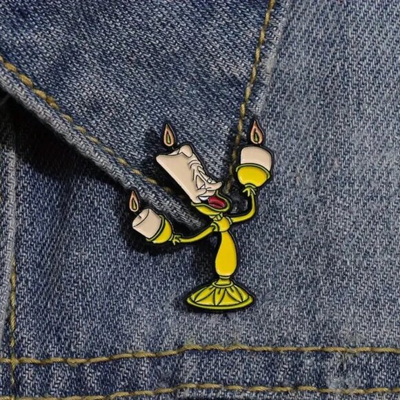 Beauty and the Beast Lumiere Pin - Picture 1 of 3